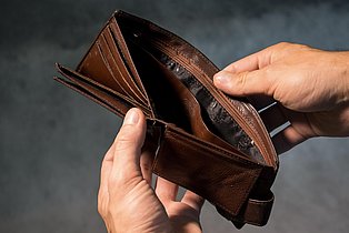 Brieftasche leer